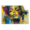 Textil Ersatzdruck Abstraktes Frauenportraet Gloria Querformat Produktvorschau Frontal
