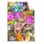 Textil Ersatzdruck Aeffchen Blumen Hochformat Produktvorschau Frontal