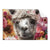 Textil Ersatzdruck Alpaka Mit Blumen Querformat Produktvorschau Frontal