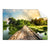 Textil Ersatzdruck Alte Bruecke Am Fluss Querformat Produktvorschau Frontal