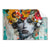 Textil Ersatzdruck Angelina Frau Mit Blumen Im Haar Querformat Produktvorschau Frontal