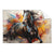 Textil Ersatzdruck Bella Abstraktes Pferdeportraet Querformat Produktvorschau Frontal