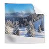 Textil Ersatzdruck Berge Und Waelder In Schnee Quadrat Produktvorschau Frontal
