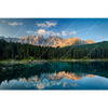 Textil Ersatzdruck Bergsee Im Wald Querformat Motivvorschau