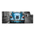 Textil Ersatzdruck Blauer Oldtimer Panorama Produktvorschau Frontal