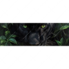 Textil Ersatzdruck Blick Des Panthers Panorama Motivvorschau