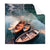 Textil Ersatzdruck Boote Im Bergsee Quadrat Produktvorschau Frontal