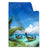 Textil Ersatzdruck Boote Im Tropischen Meer Hochformat Produktvorschau Frontal