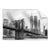 Textil Ersatzdruck Brooklyn Bridge Schwarzweiss Querformat Produktvorschau Frontal