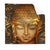Textil Ersatzdruck Buddha Bambus In Gold Quadrat Produktvorschau Frontal