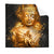 Textil Ersatzdruck Buddha Golden Splash Quadrat Produktvorschau Frontal