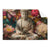 Textil Ersatzdruck Buddha In Farbenfrohen Blumen Querformat Produktvorschau Frontal