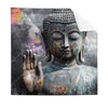 Textil Ersatzdruck Buddha Kosmische Gelassenheit Quadrat Produktvorschau Frontal