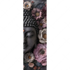 Textil Ersatzdruck Buddha Kunst Mit Pastellblueten Schmal Motivvorschau