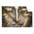 Textil Ersatzdruck Buddha Silber Gold Querformat Produktvorschau Frontal