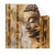 Textil Ersatzdruck Buddha Statue Im Goldenen Bambus Quadrat Produktvorschau Frontal