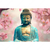 Textil Ersatzdruck Buddha Statue Mit Kirschblueten Querformat Motivvorschau