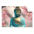 Textil Ersatzdruck Buddha Statue Mit Kirschblueten Querformat Produktvorschau Frontal