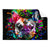 Textil Ersatzdruck Bunte Bulldogge Schwarz Querformat Produktvorschau Frontal