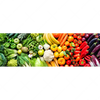 Textil Ersatzdruck Bunte Vielfalt Frischer Fruechte Panorama Motivvorschau