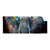 Textil Ersatzdruck Bunter Elefant Panorama Produktvorschau Frontal