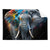 Textil Ersatzdruck Bunter Elefant Querformat Produktvorschau Frontal