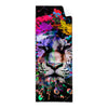 Textil Ersatzdruck Bunter Tiger Schwarz Schmal Produktvorschau Frontal