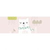 Textil Ersatzdruck Dream Big Eisbaer Panorama Motivvorschau