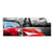 Textil Ersatzdruck Eiffelturm Rotes Auto Panorama Produktvorschau Frontal