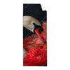 Textil Ersatzdruck Eleganter Schwan Mit Blumen Schmal Produktvorschau Frontal