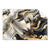 Textil Ersatzdruck Elegantes Gold Schwarzes Portraet Querformat Produktvorschau Frontal