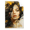 Textil Ersatzdruck Estelle Dynamische Portraetkunst Hochformat Produktvorschau Frontal