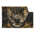 Textil Ersatzdruck Eule Inmitten Goldener Blaetter Querformat Produktvorschau Frontal