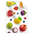 Textil Ersatzdruck Exotische Fruechte Hochformat Produktvorschau Frontal