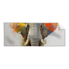 Textil Ersatzdruck Farbenexplosion Mit Elefant Panorama Produktvorschau Frontal