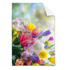 Textil Ersatzdruck Farbenfrohe Fruehlingsblueten Hochformat Produktvorschau Frontal