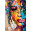 Textil Ersatzdruck Farbexplosion Portraet Lola Hochformat Motivvorschau