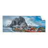 Textil Ersatzdruck Fischerdorf Mit Roten Haeusern Panorama Produktvorschau Frontal