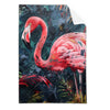 Textil Ersatzdruck Flamingo Dschungel Eleganz Hochformat Produktvorschau Frontal