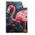 Textil Ersatzdruck Flamingo Dschungel Eleganz Hochformat Produktvorschau Frontal