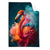 Textil Ersatzdruck Flamingo In Bunter Rauchwolke Hochformat Produktvorschau Frontal