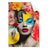 Textil Ersatzdruck Florales Frauenportraet Fiona Hochformat Produktvorschau Frontal