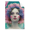 Textil Ersatzdruck Florales Frauenportraet Miona Hochformat Produktvorschau Frontal