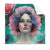 Textil Ersatzdruck Florales Frauenportraet Miona Quadrat Produktvorschau Frontal