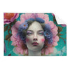 Textil Ersatzdruck Florales Frauenportraet Miona Querformat Produktvorschau Frontal