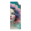 Textil Ersatzdruck Florales Frauenportraet Miona Schmal Produktvorschau Frontal