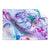 Textil Ersatzdruck Fluid Art Bubbless Aquamarin Querformat Produktvorschau Frontal