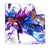 Textil Ersatzdruck Fluid Art Floral Quadrat Produktvorschau Frontal