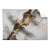 Textil Ersatzdruck Fluid Art Gold Querformat Produktvorschau Frontal