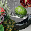 Textil Ersatzdruck Frische Gemuese Explosion Hochformat Zoom